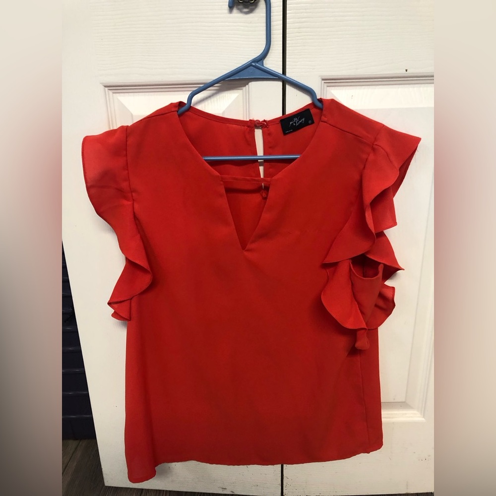 Red blouse size medium